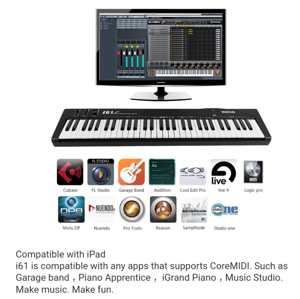 i61 61-Key MIDIplus Keyboard Midi Controller - Picture 10 of 10